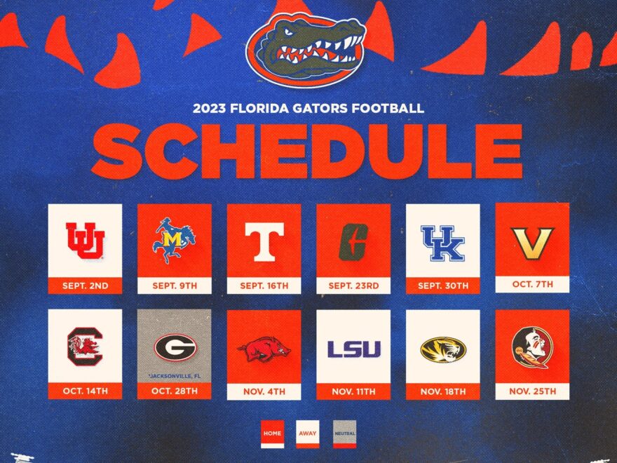 Florida Gators Football On X Mark Your Calendars and Respectfully Decline Your friends Fall Weddings The 2023 Season Schedule Https t co Dh7dM6QR5P X