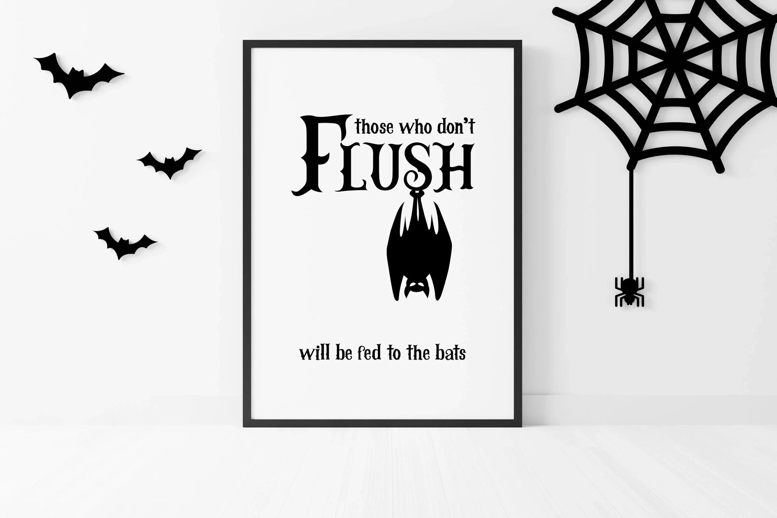 Flush The Toilet Halloween Printable Funny Bathroom Sign digital Download Etsy Flush The Toilet Halloween Printable Funny Bathroom Sign digital Download Etsy