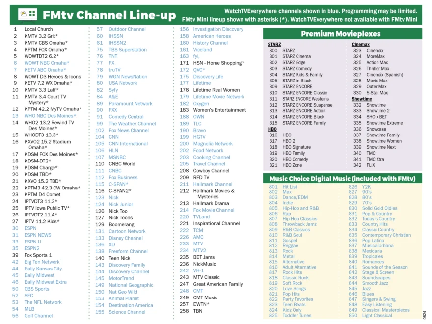 FMtv By FMTC Affordable TV Streaming Services For Southwest Iowa Homes FMTC