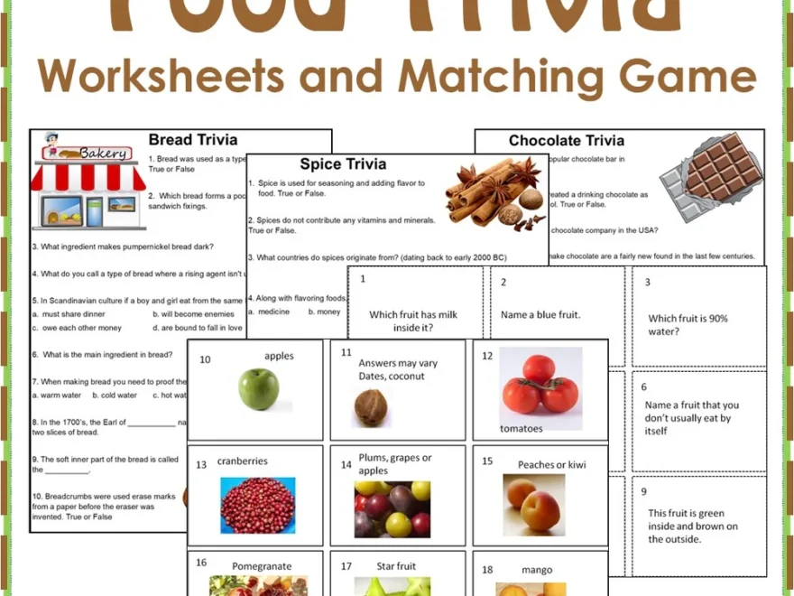Food Trivia Questions And Fun Facts