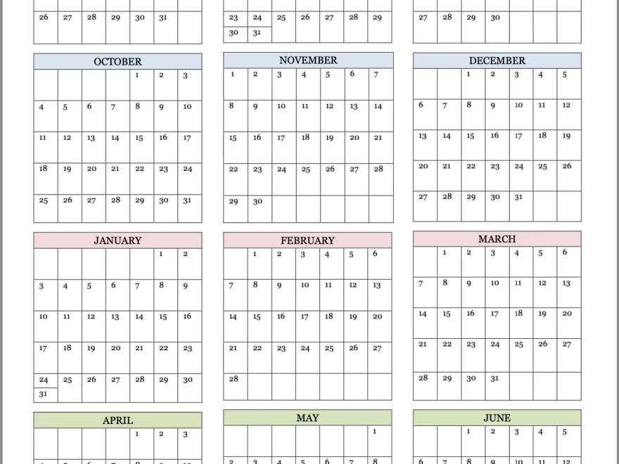 Free 2026 Calendars For Advanced Planning Flanders Family Home Life