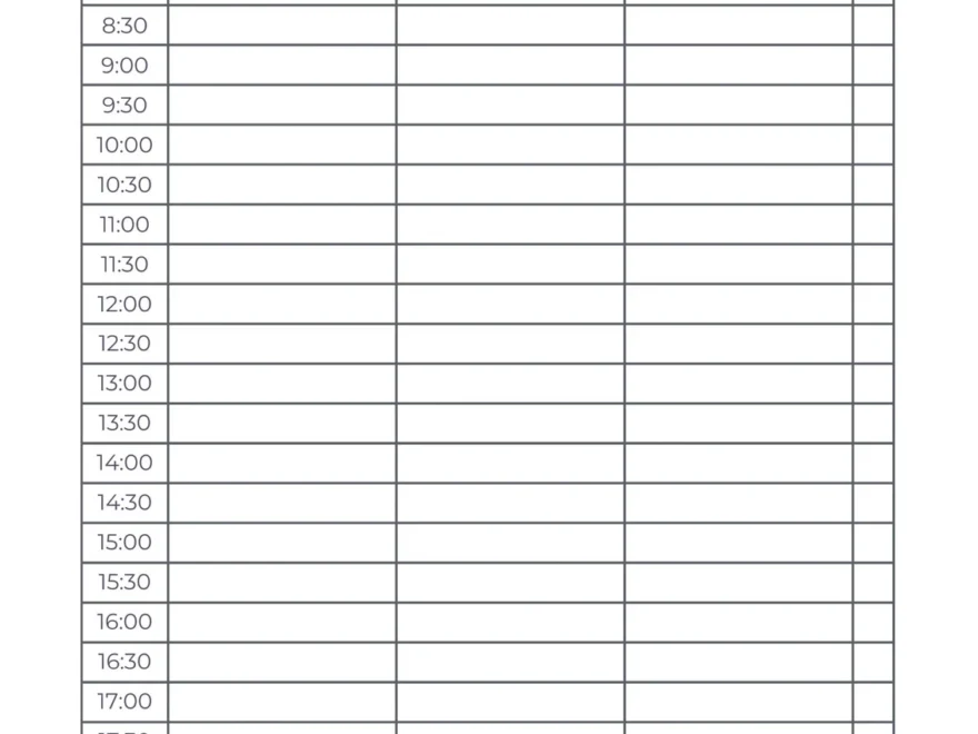 Free And Customizable Appointment Templates