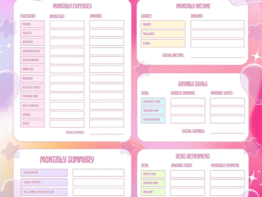 Free And Customizable Budget Templates