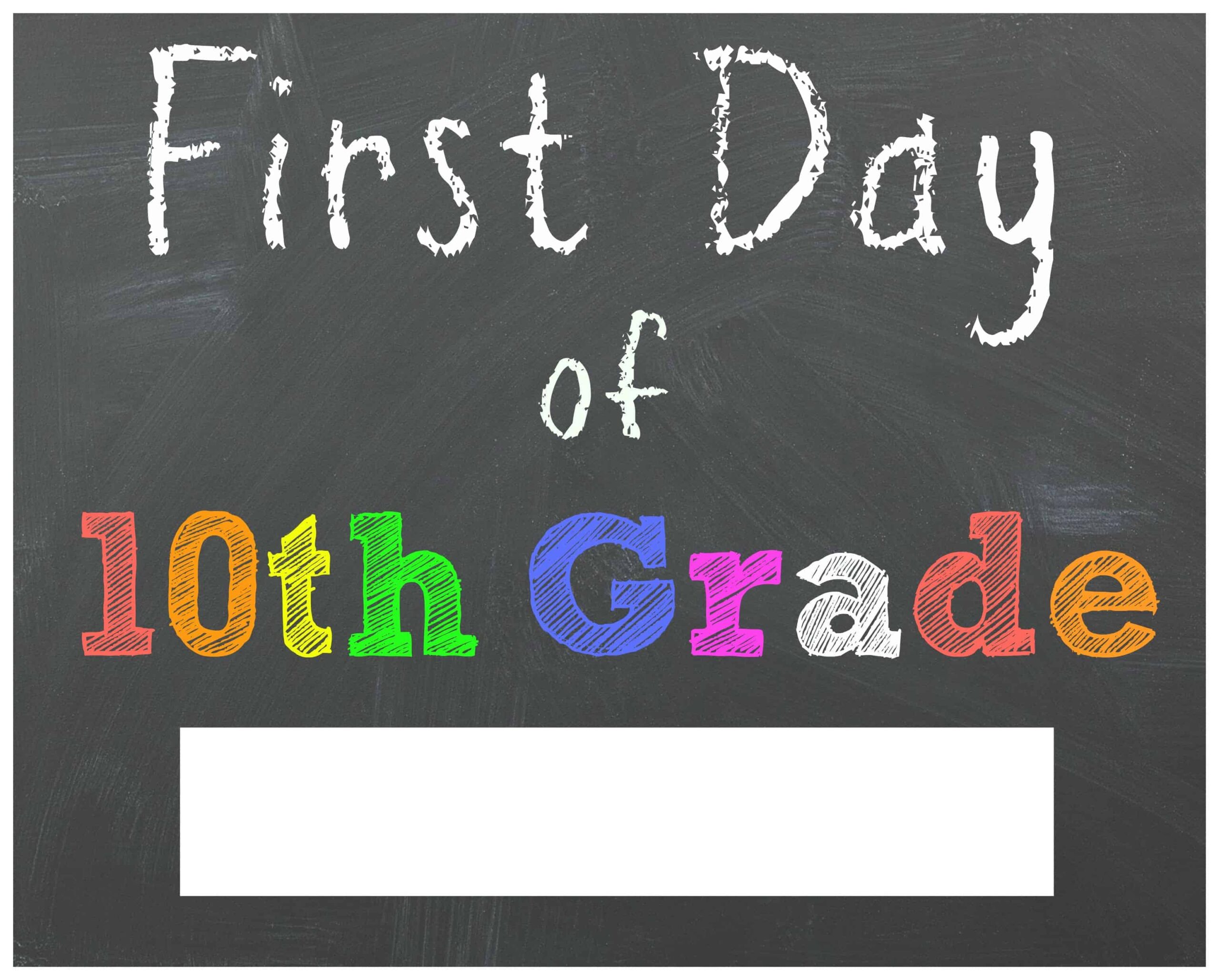 Free Printable Chalkboard Sign