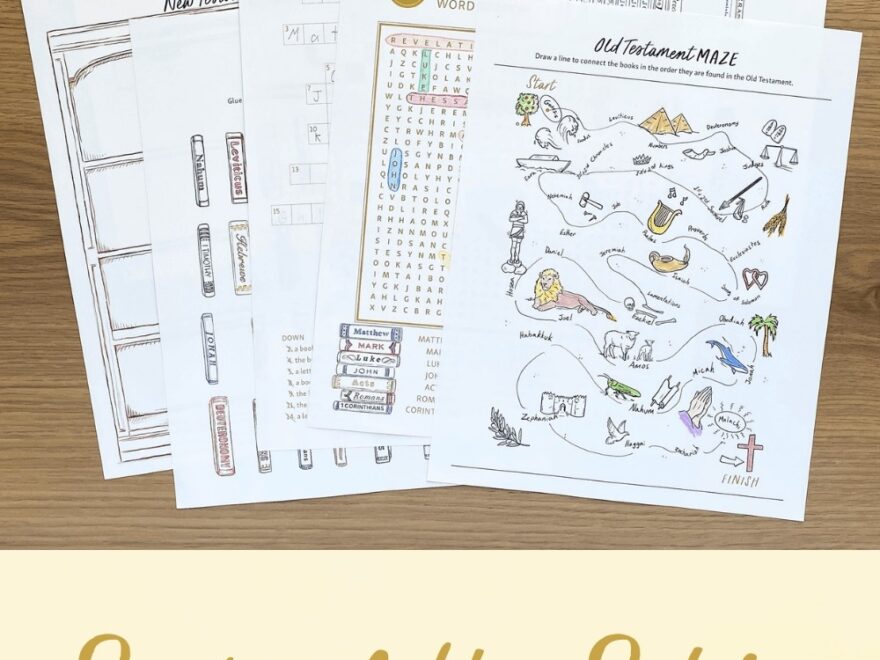 FREE Books Of The Bible Printable 7 Ways To Make Memorizing Fun