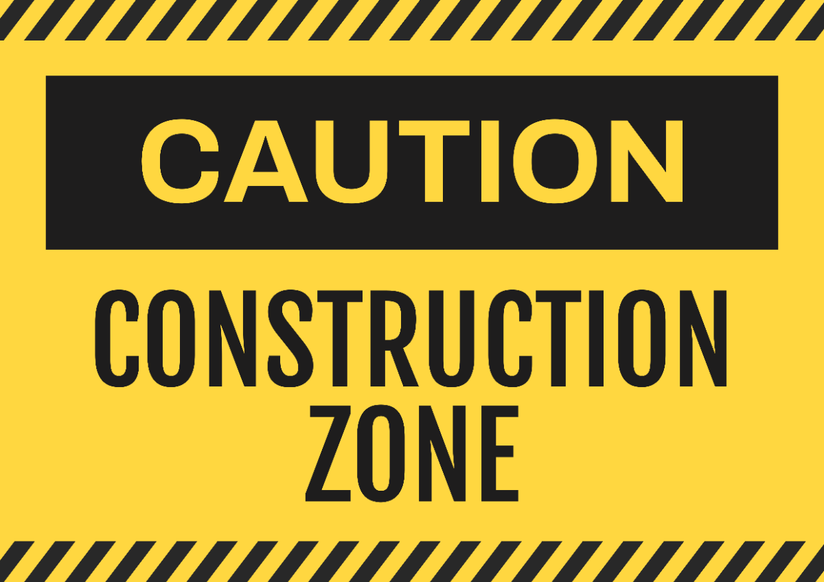 Free Construction Sign Templates Editable And Printable Free Construction Sign Templates Editable And Printable