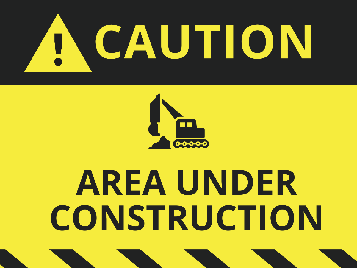 Free Construction Sign Templates Editable And Printable Free Construction Sign Templates Editable And Printable