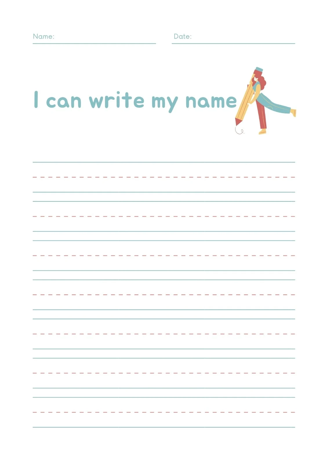 Make A Printable Writing Signs Free