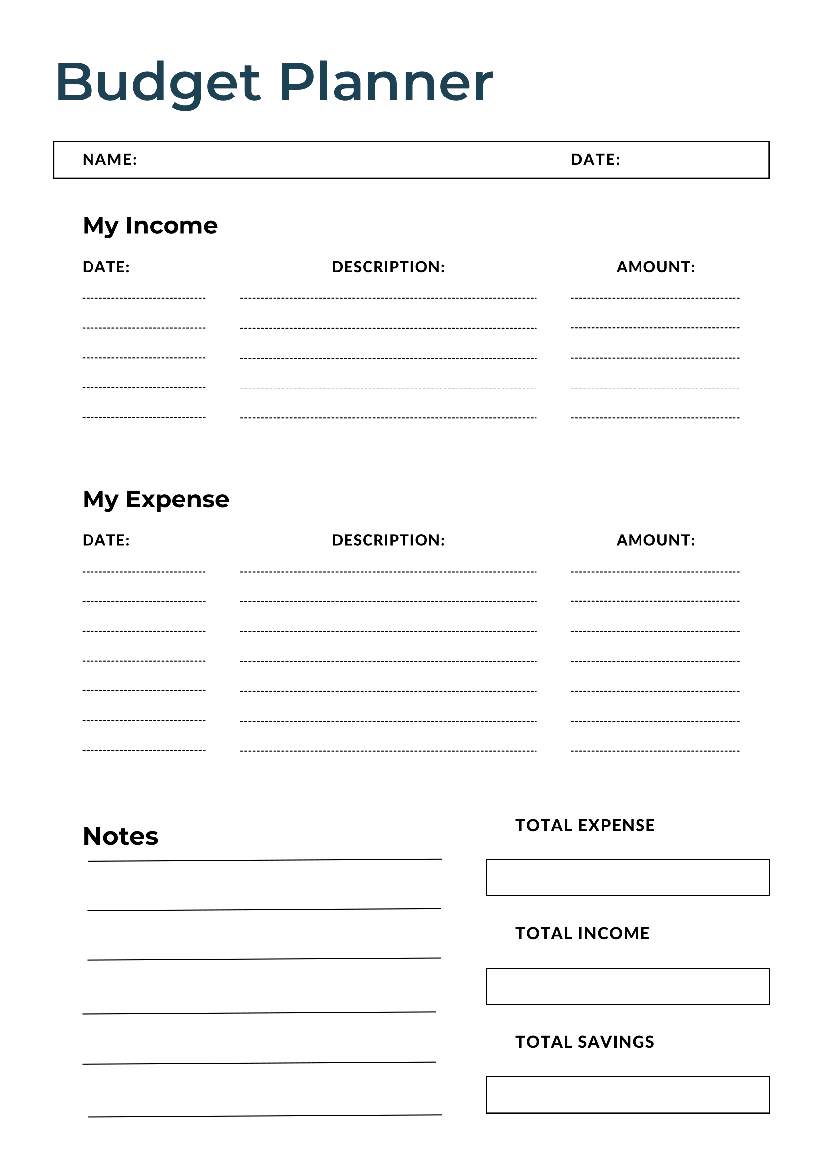 Free Printable Daily Planner Cost Sheet Free Printable Daily Planner Cost Sheet