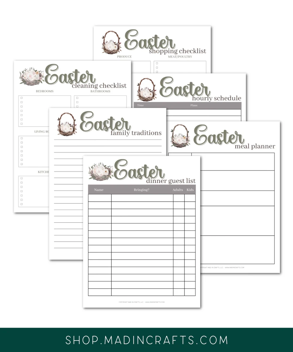 Free Easter Planner Printables Free Easter Planner Printables