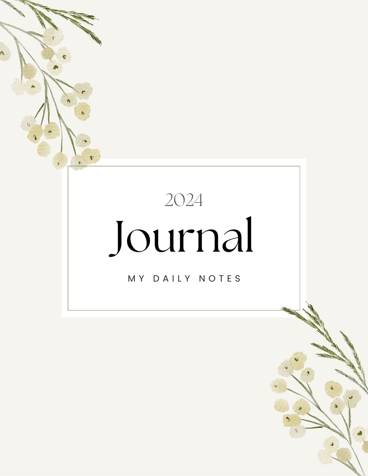 Free Planner Front Sheet Printable