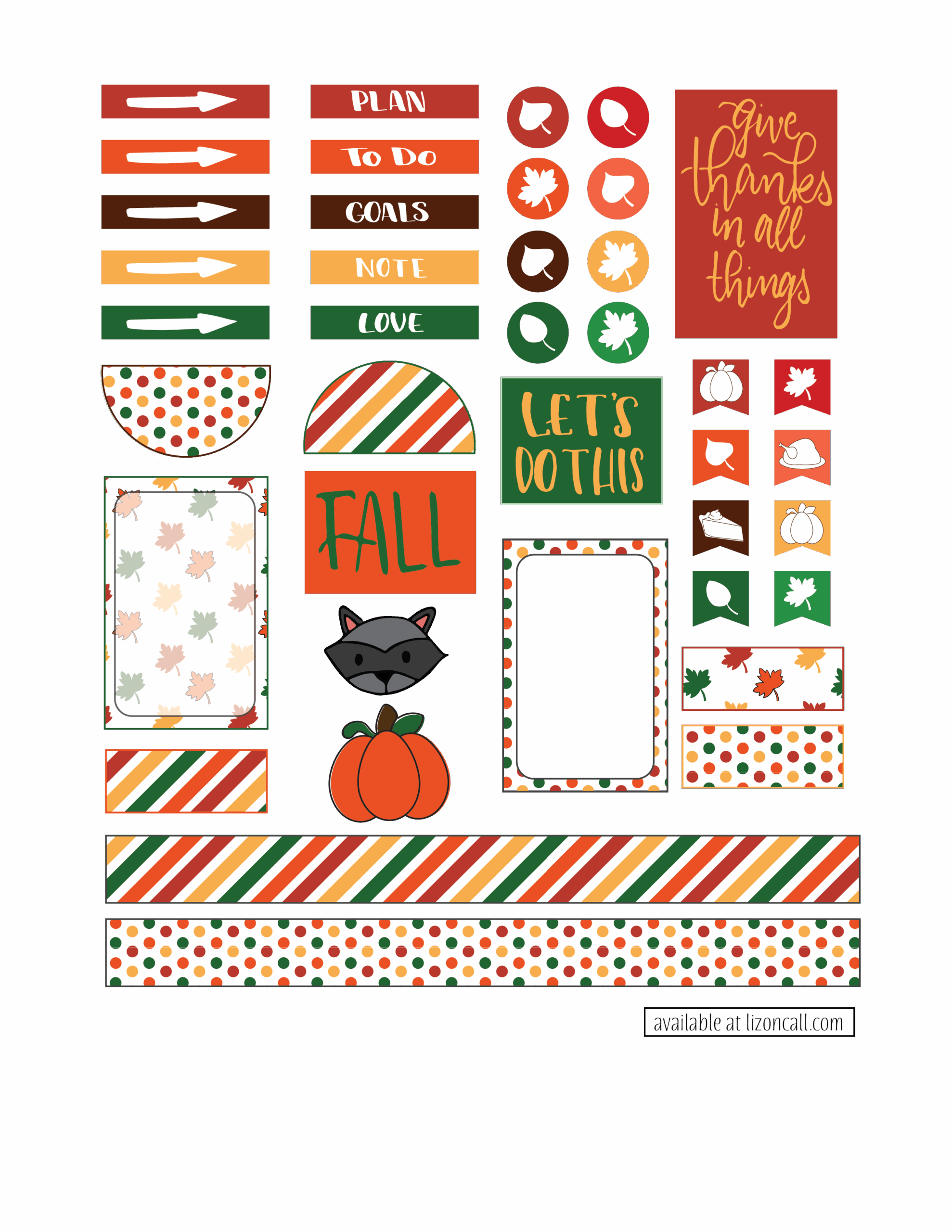 Free Happy Planner Stickers For Halloween And Fall