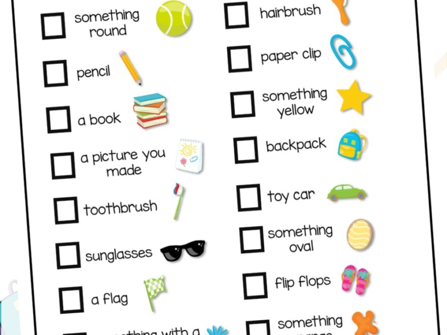 Free Indoor Scavenger Hunt List Printable 20 Things For Kids To Find MomsWhoSave
