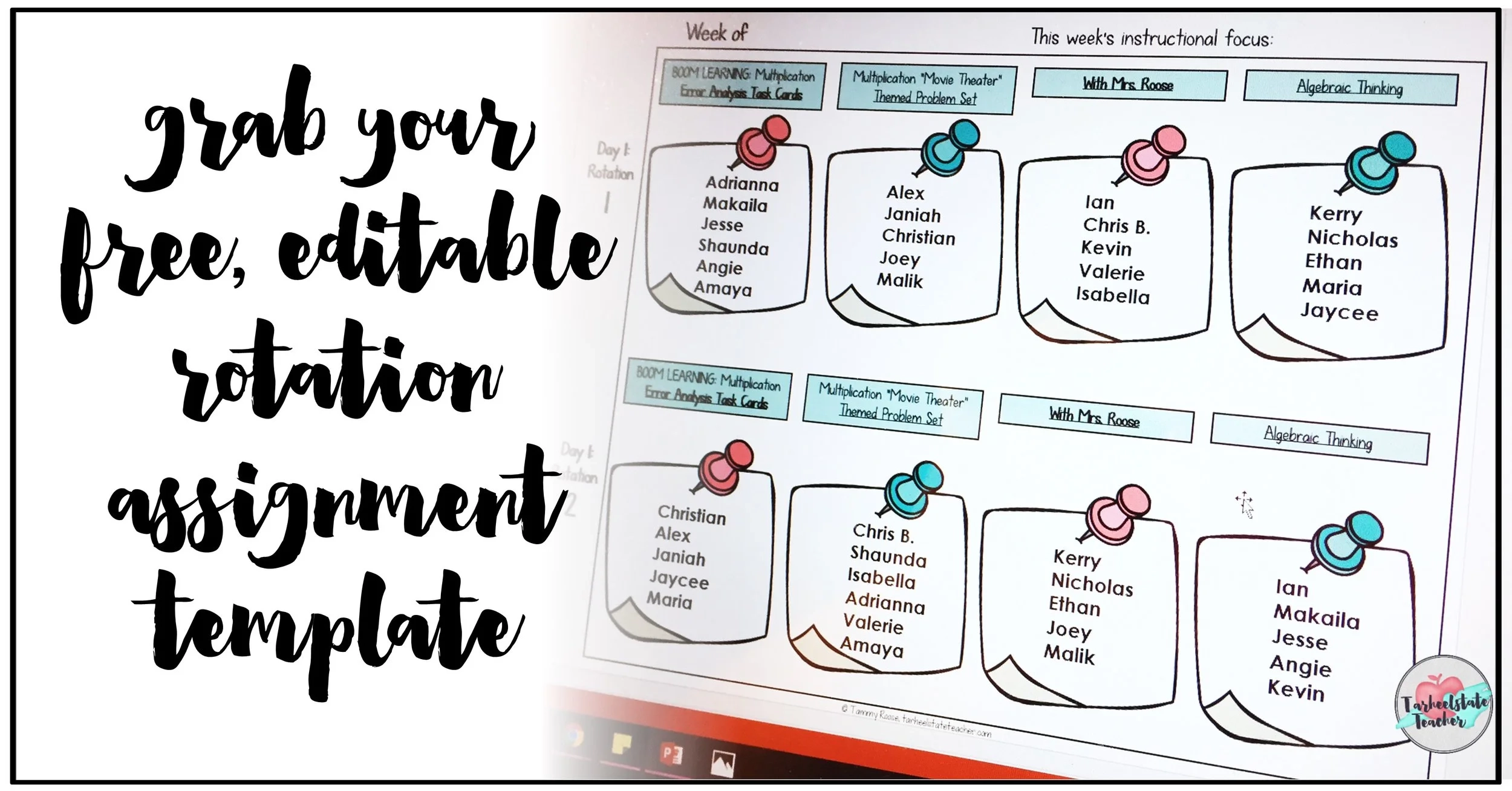 Free Math Stations Rotation Template For Upper Elementary Tarheelstate Teacher Free Math Stations Rotation Template For Upper Elementary Tarheelstate Teacher