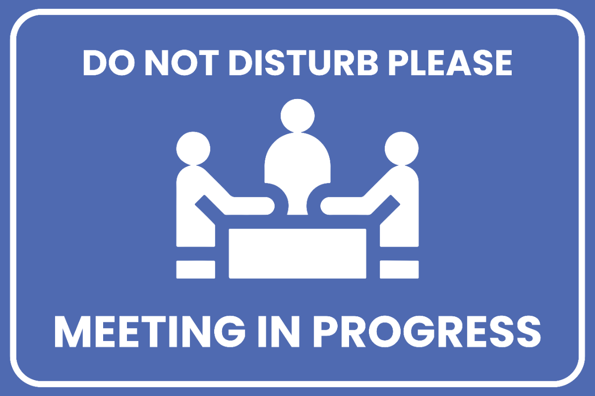 Free Meeting In Progress Sign Template To Edit Online Free Meeting In Progress Sign Template To Edit Online