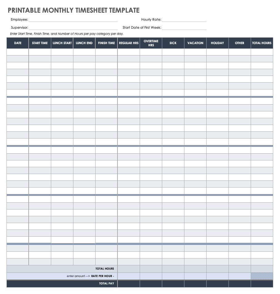 Free Microsoft Word Timesheet Templates Smartsheet Free Microsoft Word Timesheet Templates Smartsheet