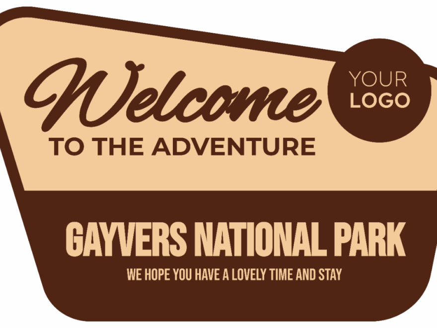 Free National Park Sign Template To Edit Online