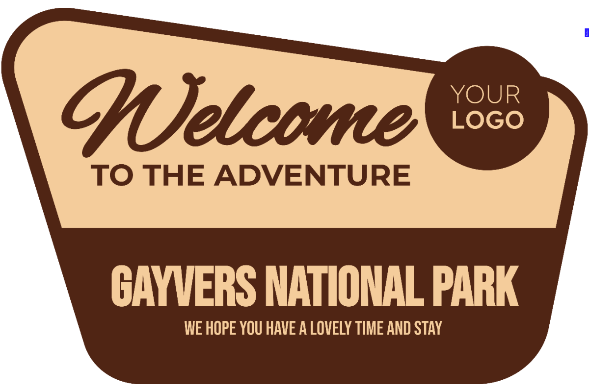 Free National Park Sign Template To Edit Online Free National Park Sign Template To Edit Online