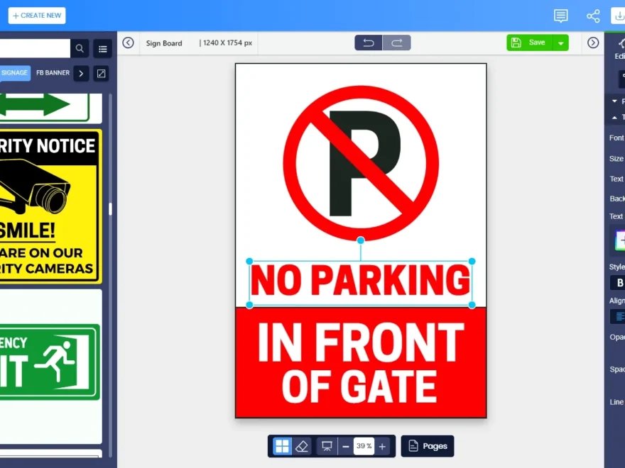 Free Online Sign Maker Create Custom Signs PhotoADKing