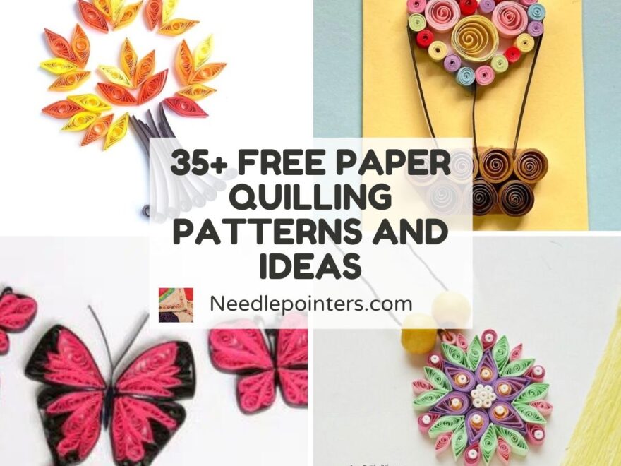 Free Paper Quilling Patterns And Ideas Needlepointers