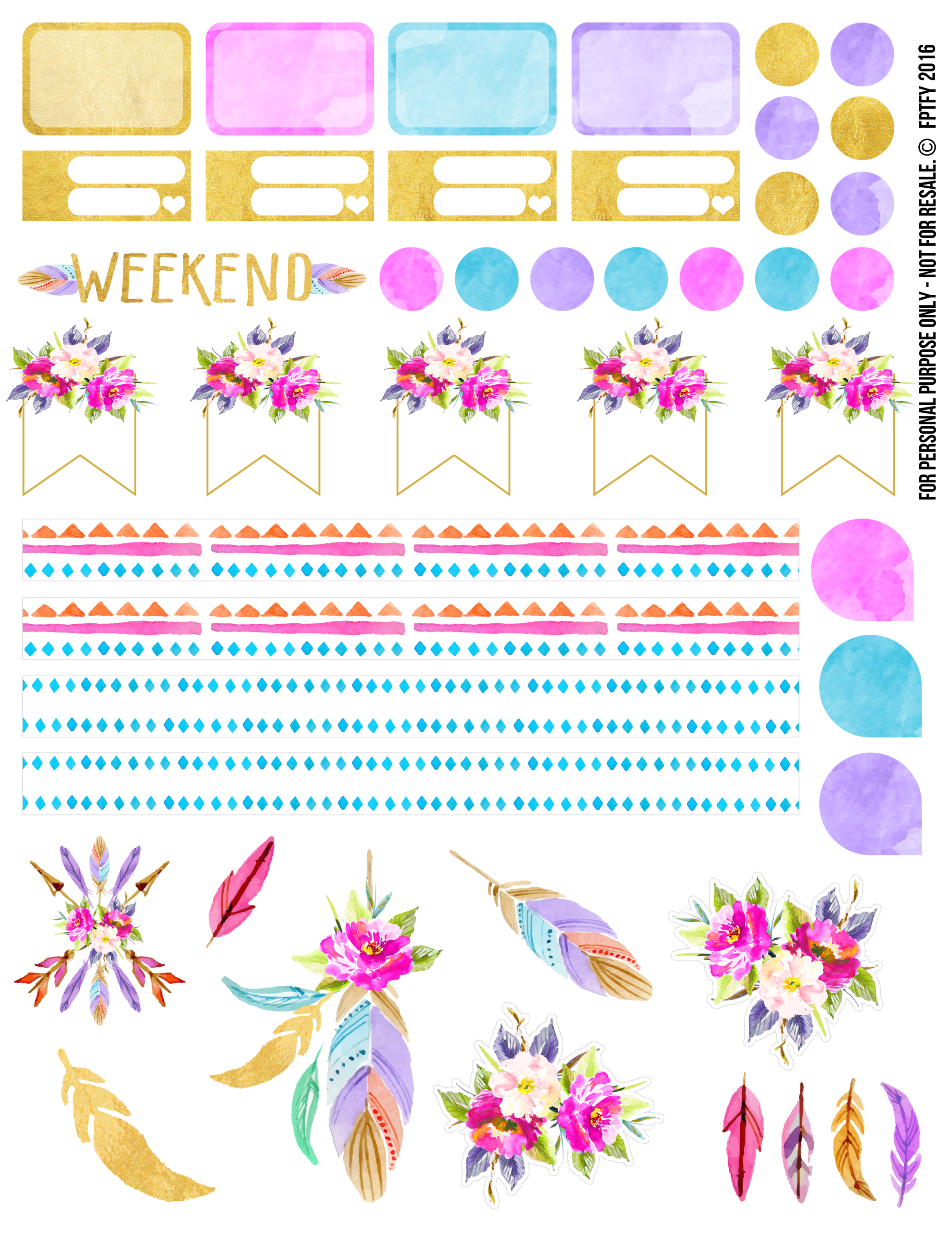 Planner Addict** Free Printable