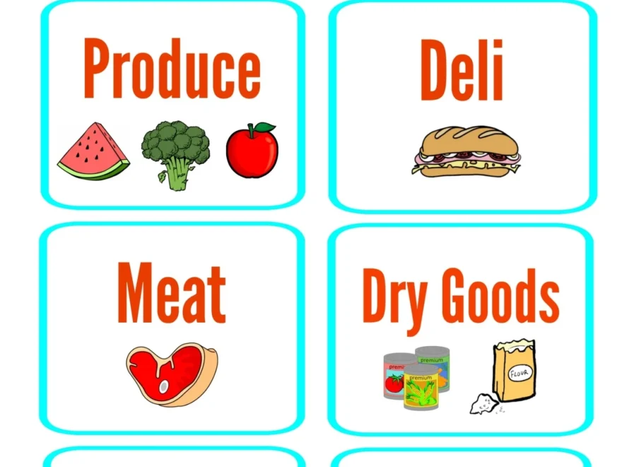 FREE Pretend Play Grocery Store Printables For Kids Make Life Lovely