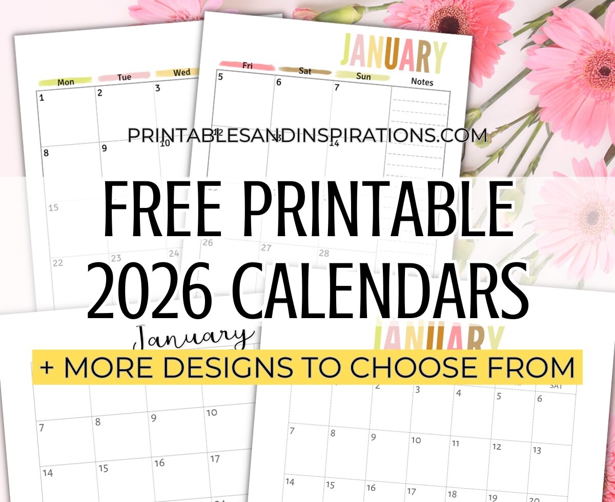 Diy Planner Printables 2026