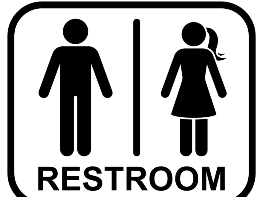 Free Printable Bathroom Sign Templates PDF Toilet Sheet