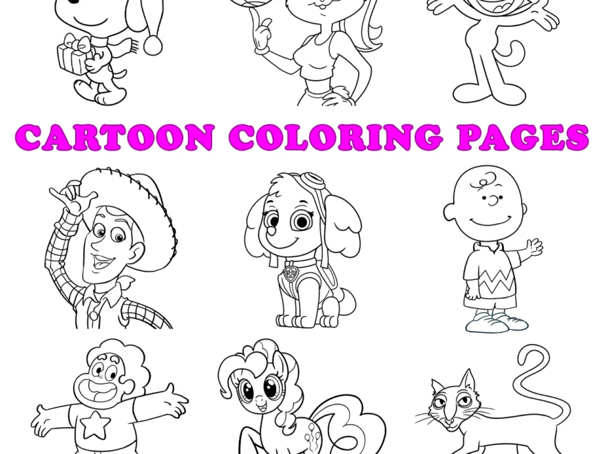Free Printable Cartoon Coloring Pages For Kids