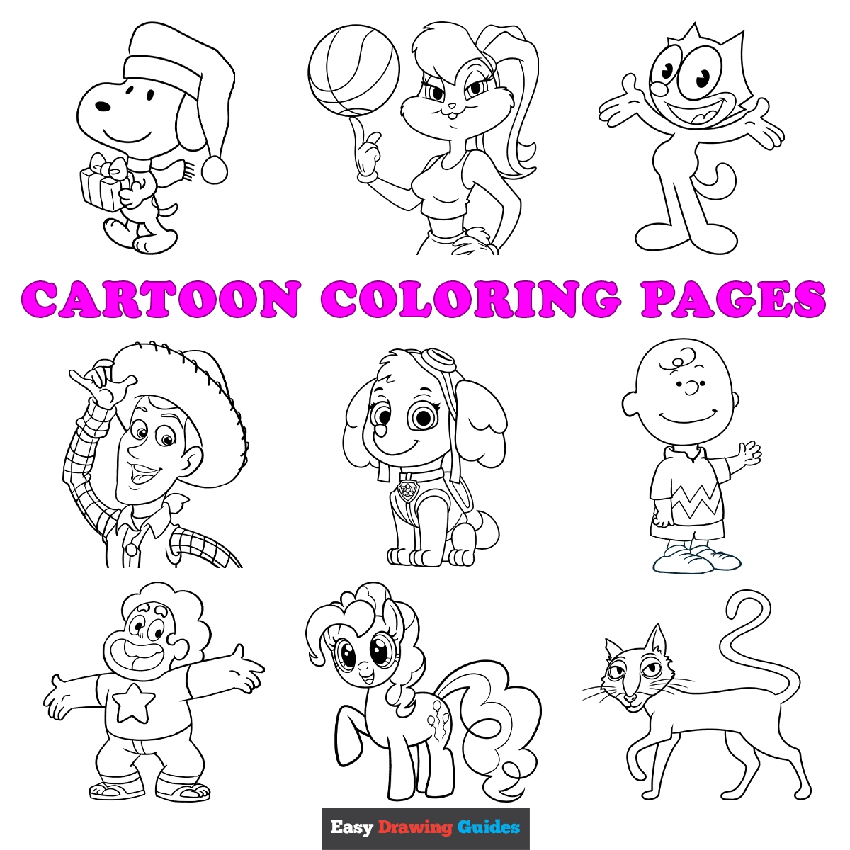 Free Printable Cartoon Coloring Pages For Kids