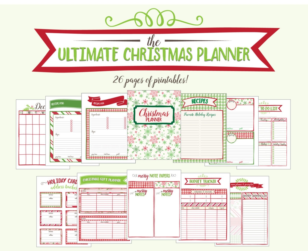 Free Printable Christmas Planner 26 Pages Live Craft Eat Free Printable Christmas Planner 26 Pages Live Craft Eat