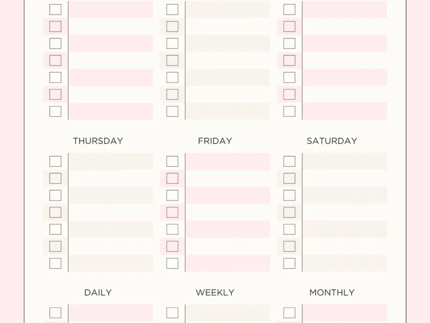 Free Printable Cleaning Checklist Templates Canva