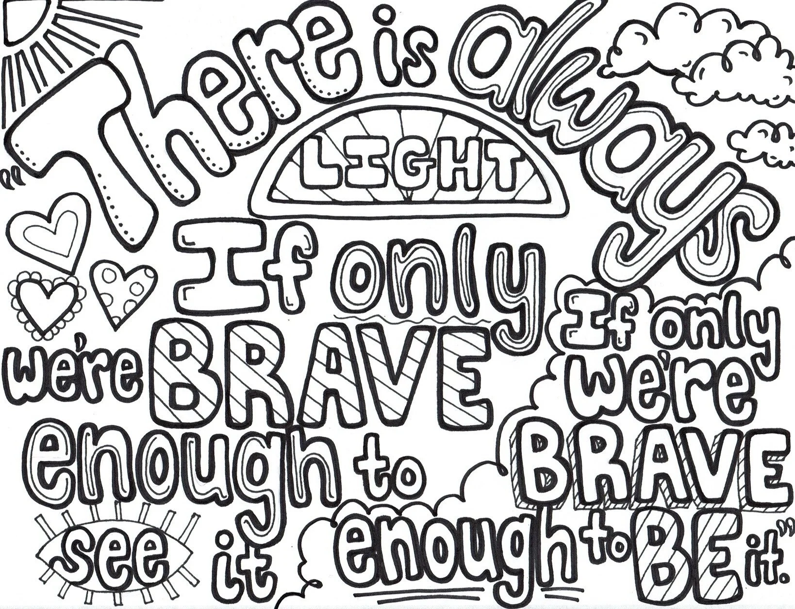 Free Printable Coloring Sheets InLight Institute