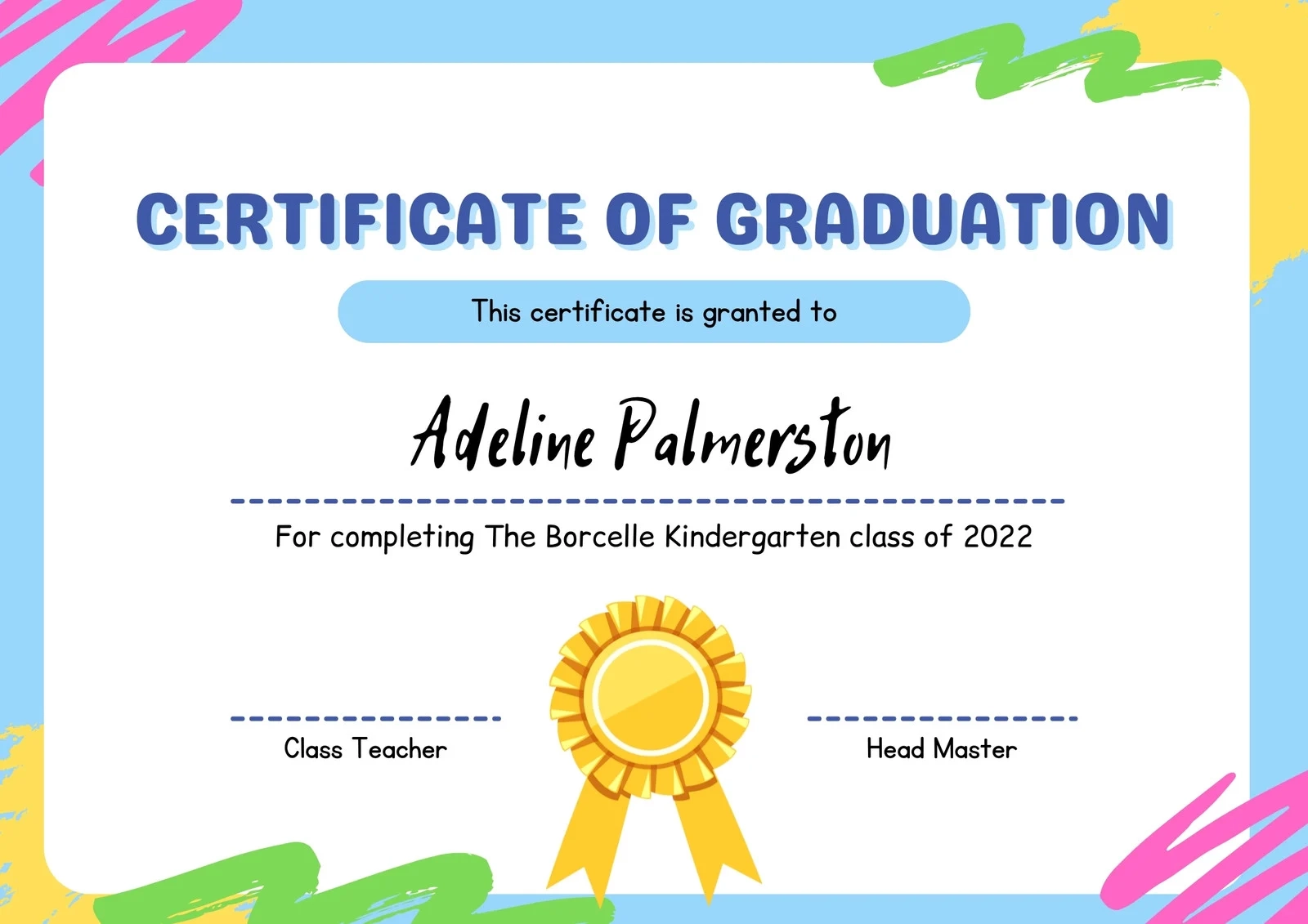Free Printable Customizable Academic Certificate Templates Canva