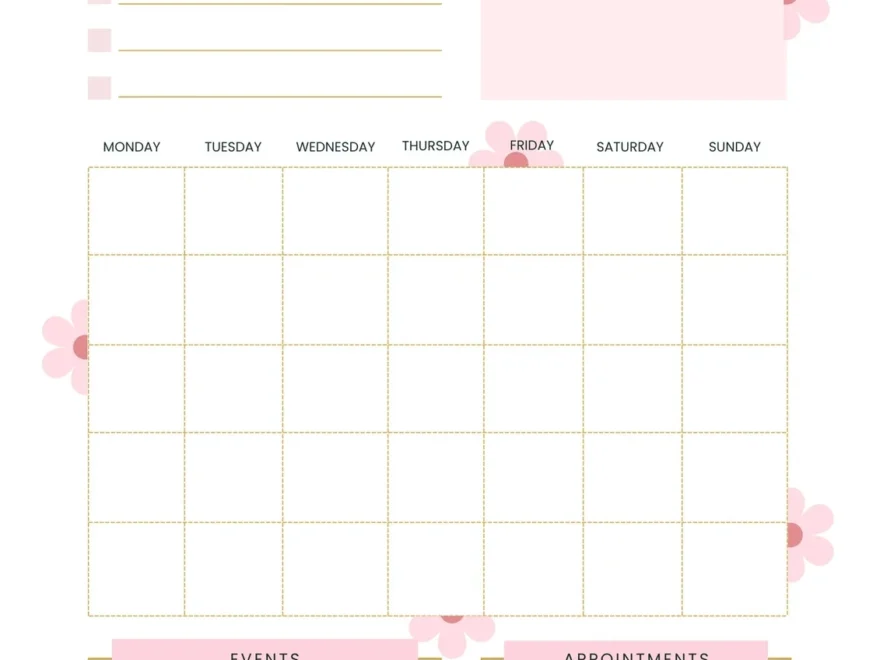 Free Printable Cute Planner Templates To Edit Online Canva