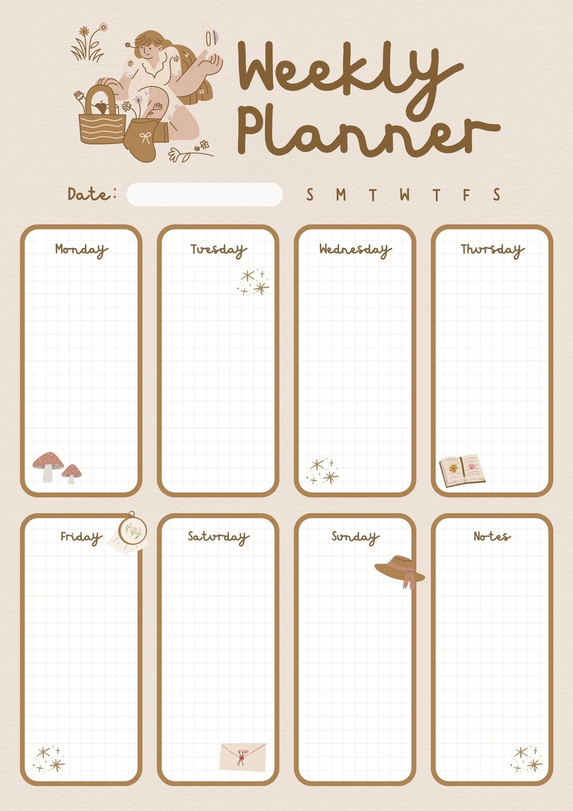 Free Cute Planner Printables