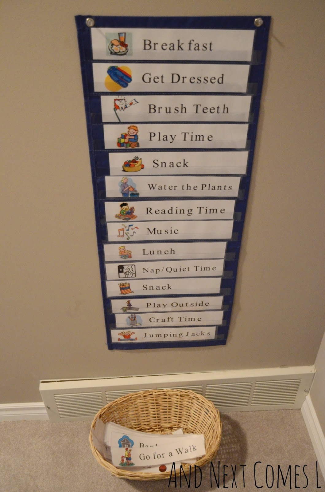 Free Printable Daily Visual Schedule And Next Comes L Hyperlexia Resources