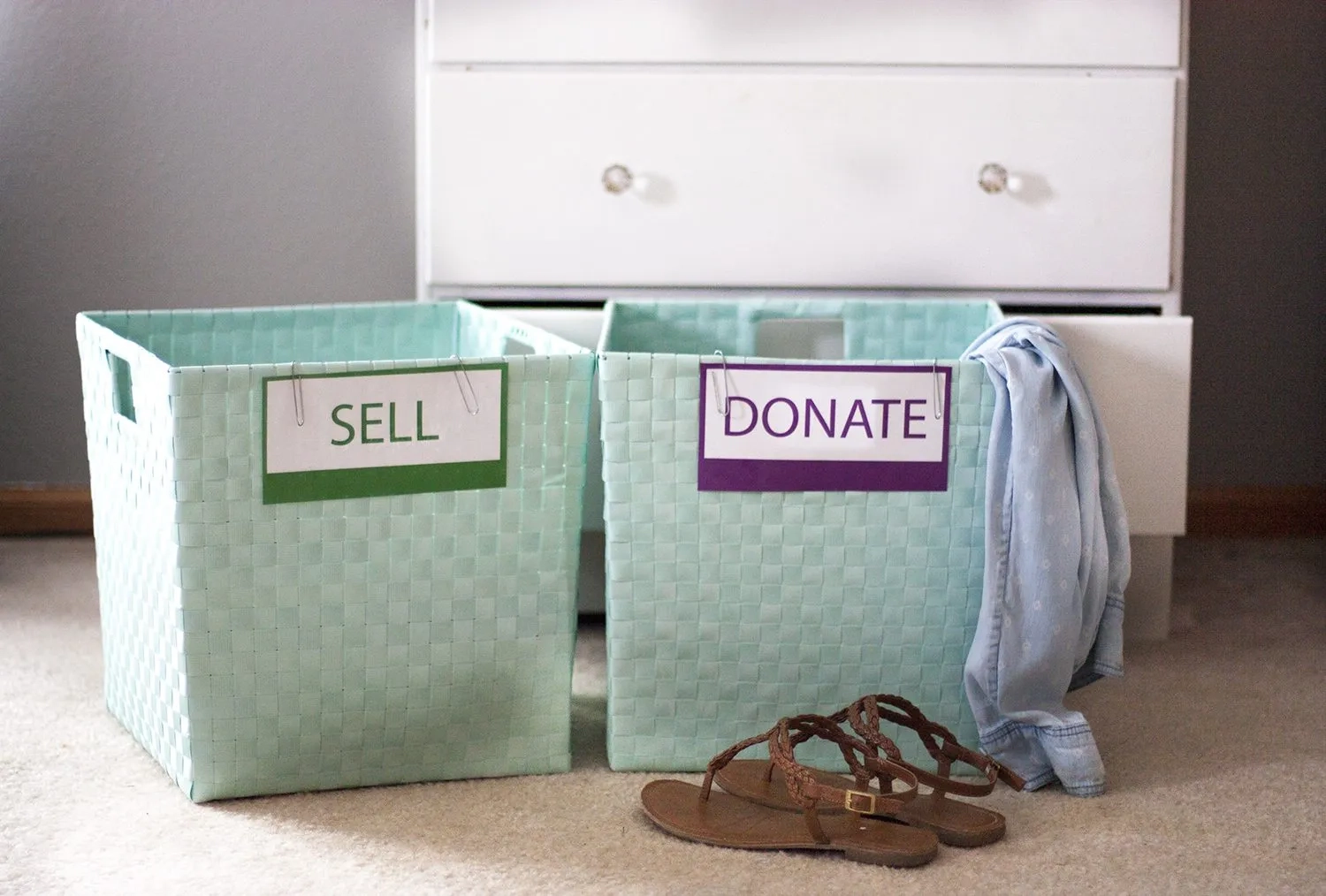 Free Printable Decluttering Signs To Help You Get Organized