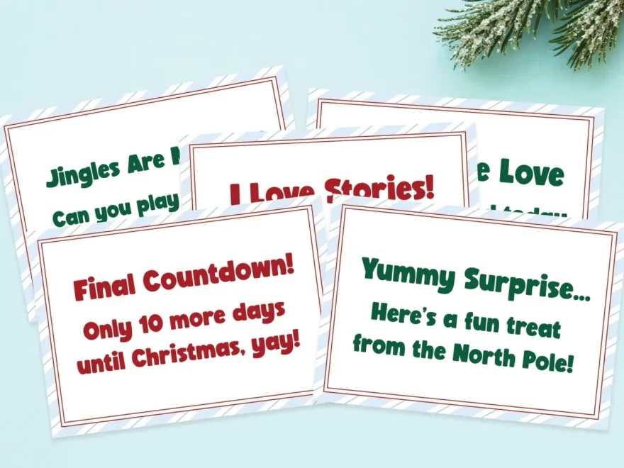 Free Printable Elf On The Shelf Signs Favorite Printables