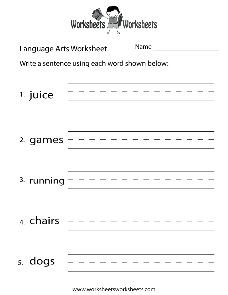 Free Printable English Language Arts Worksheet Worksheets Library Free Printable English Language Arts Worksheet Worksheets Library