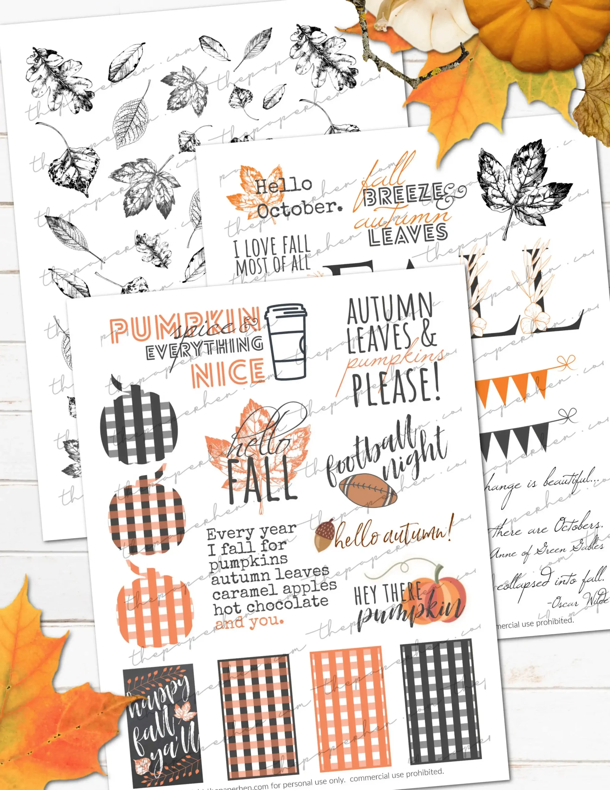 Free Printable Fall Planner Stickers For Your Happy Planner A Country Girl s Life