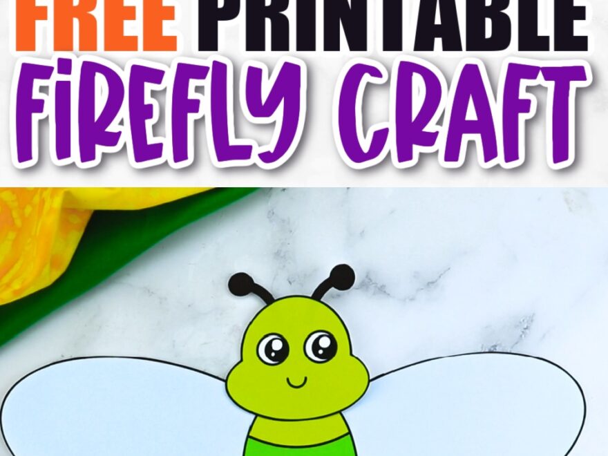 Free Printable Firefly Craft Template Simple Mom Project