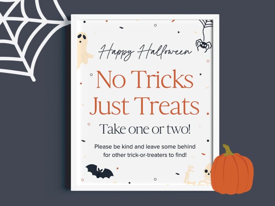 Free Printable Halloween Candy Bowl Sign Favorite Printables