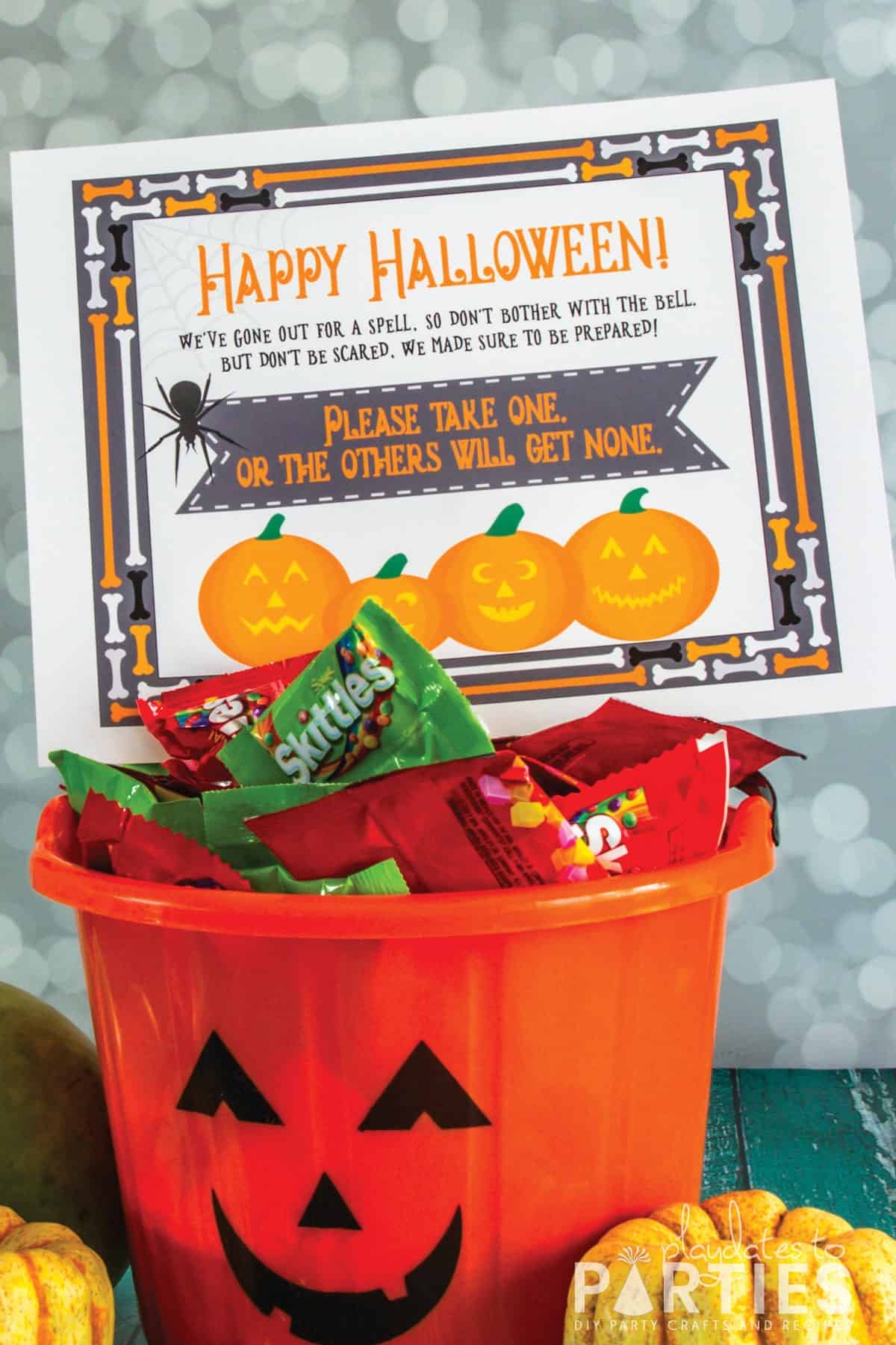 Printable Sign For Trick Or Treaters