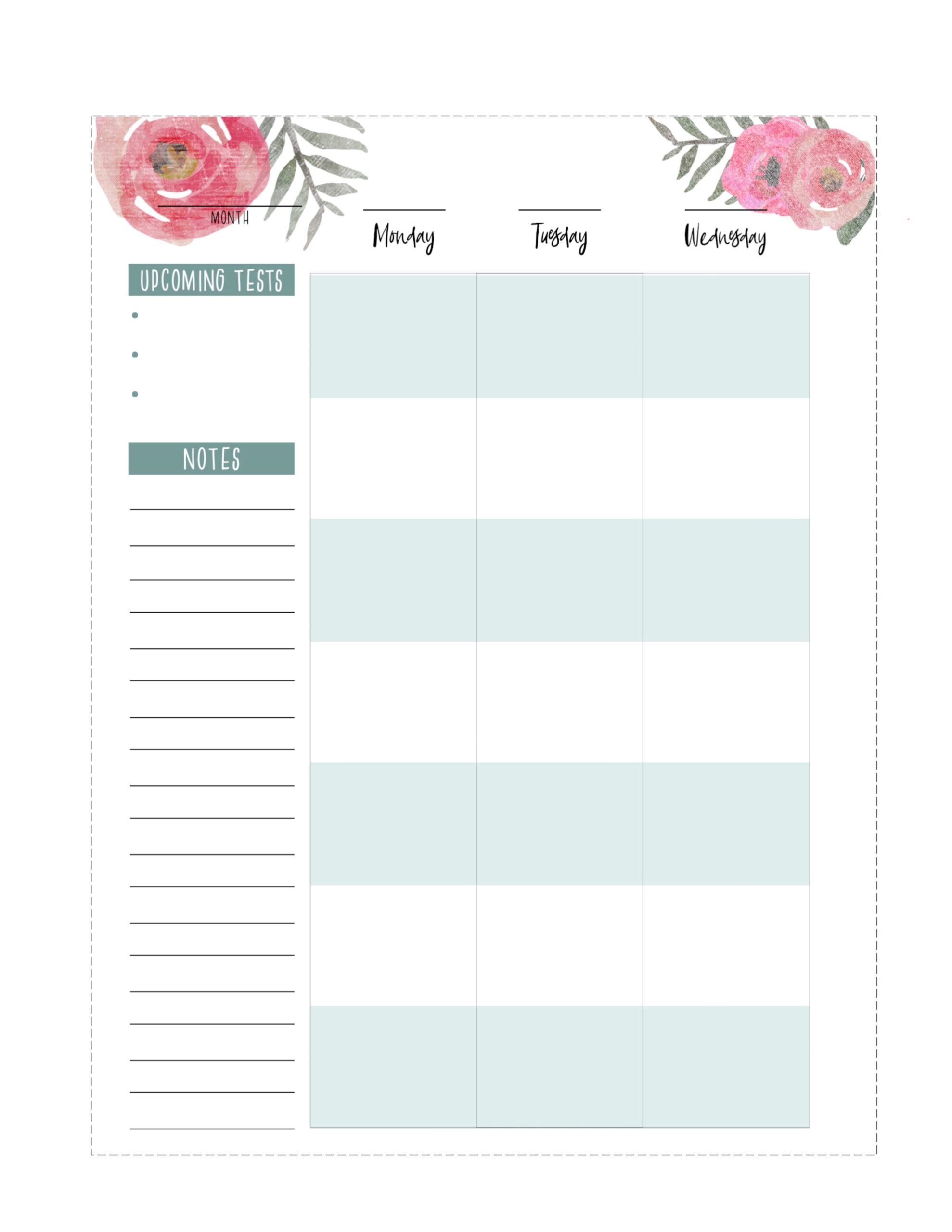 Free Printable Happy Planner Student Pages Paper Trail Design Free Printable Happy Planner Student Pages Paper Trail Design