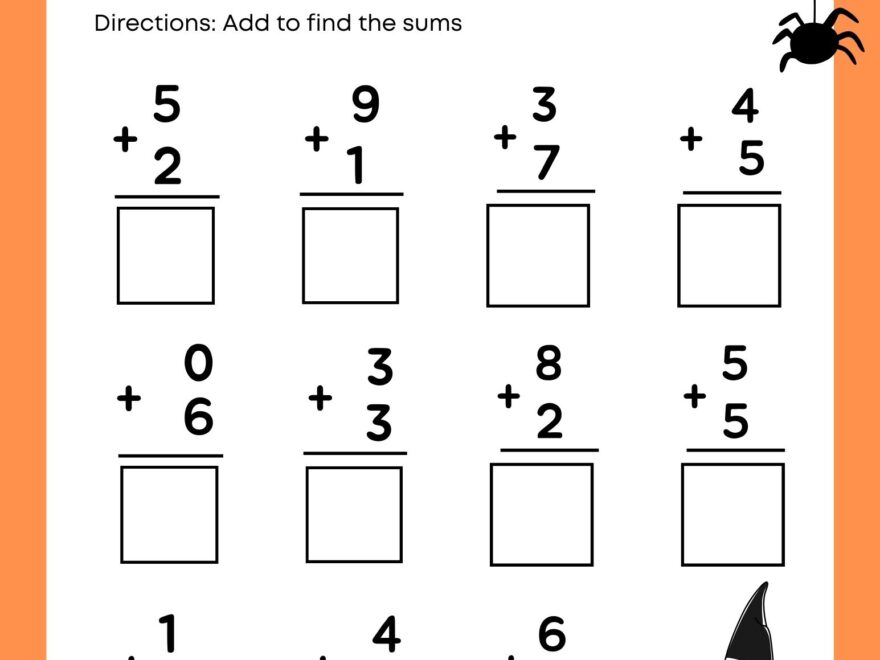 Free Printable Kindergarten Counting Worksheets Happy Toddler Playtime