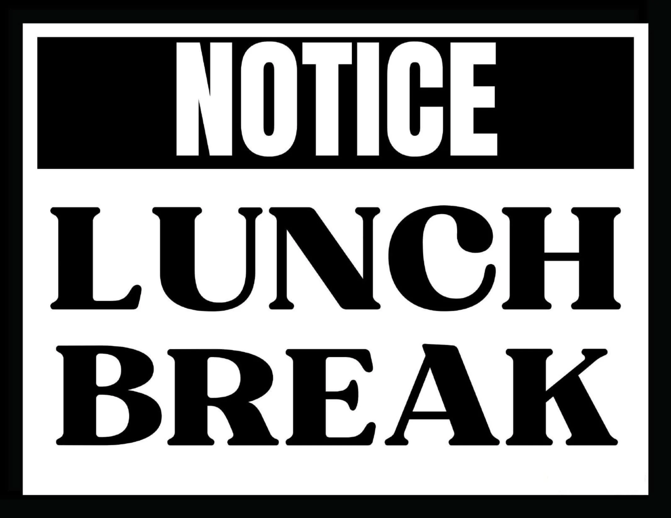 Free Printable Out To Lunch Sign Templates PDF Word Free Printable Out To Lunch Sign Templates PDF Word