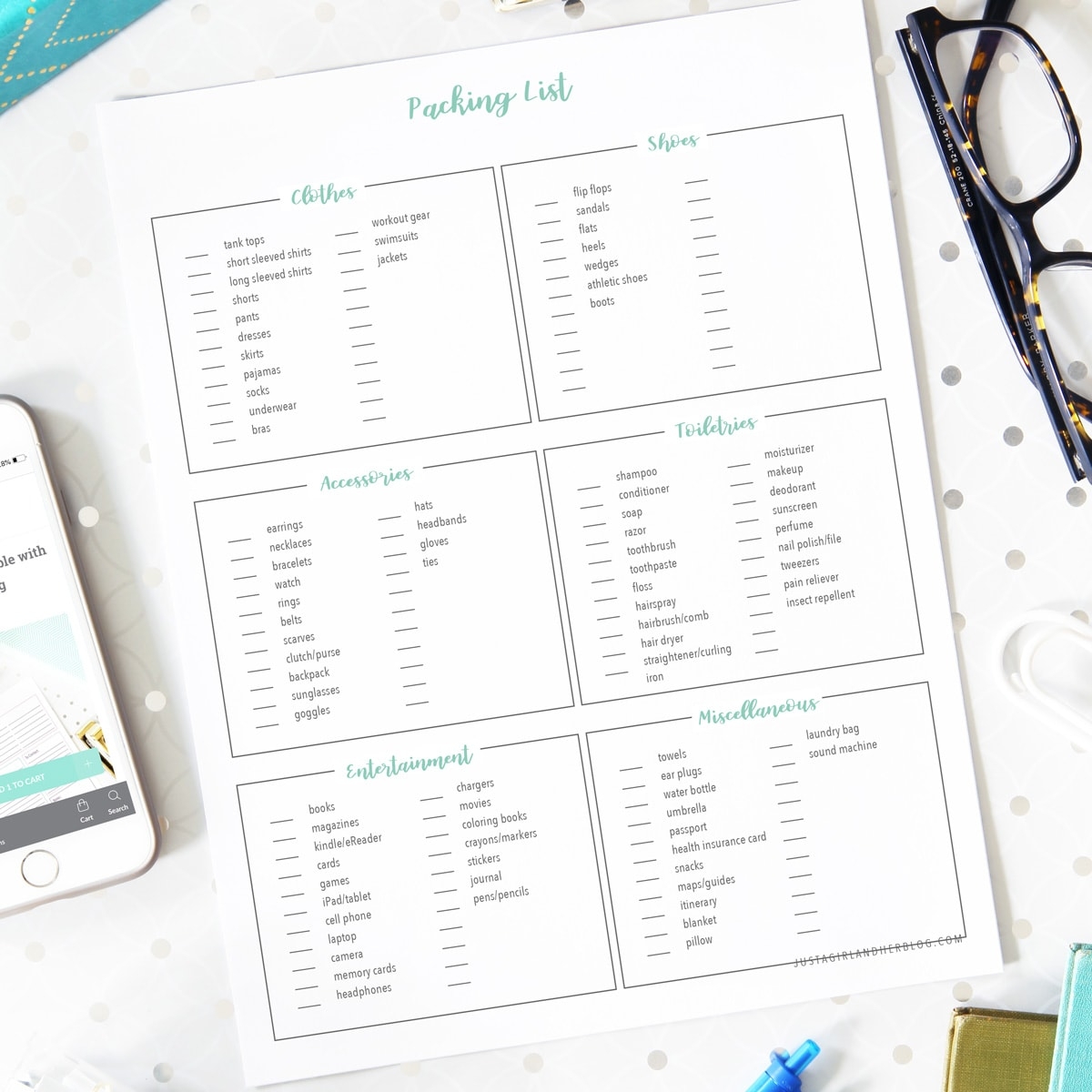 Printable Seniors Trip Packing List Printable Seniors Trip Packing List