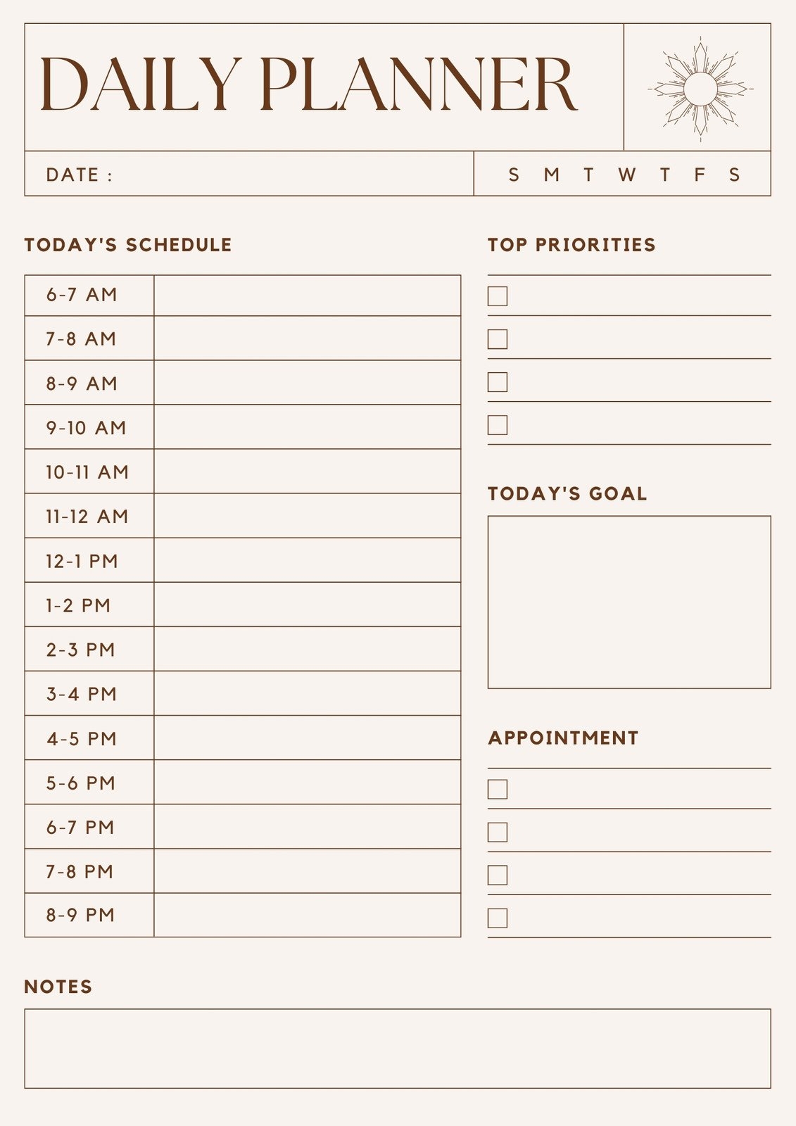 Free Printable Planner Templates To Customize Canva Free Printable Planner Templates To Customize Canva