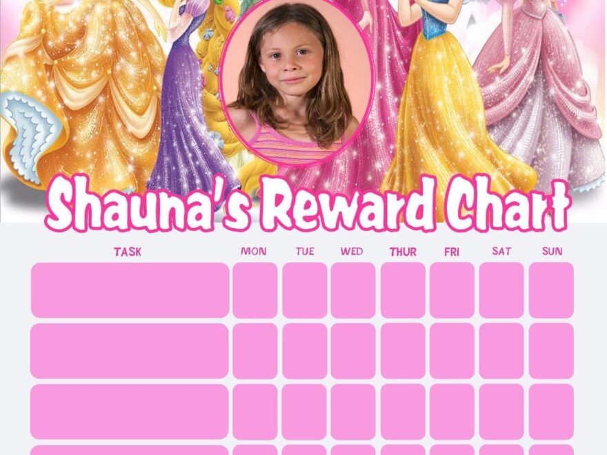 Free Printable Reward Charts Princess Download Free Printable Reward Charts Princess Png Images Free Worksheets On Clipart Library